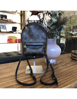 LOUIS VUITTON Monogram Mini Palm Spring Backpack - GHW (Microchip)