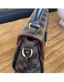 LOUIS VUITTON Damier Ebene Croisette Handbag with Shoulder Strap – GHW (Year 2019)
