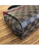 LOUIS VUITTON Damier Ebene Croisette Handbag with Shoulder Strap – GHW (Year 2019)