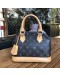 LOUIS VUITTON Monogram Alma BB Handbag with Shoulder Strap - GHW (Year 2016)