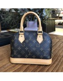 LOUIS VUITTON Monogram Alma BB Handbag with Shoulder Strap - GHW (Year 2016)