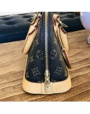 LOUIS VUITTON Monogram Alma BB Handbag with Shoulder Strap - GHW (Year 2016)