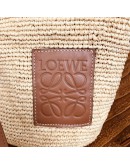 LOEWE Rafia Anagram Parrot Pochette Crossbody Bag