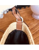 LOEWE Rafia Anagram Parrot Pochette Crossbody Bag