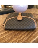 CELINE Vintage Macadam Monogram Crossbody Bag