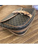 CELINE Vintage Macadam Monogram Crossbody Bag
