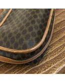 CELINE Vintage Macadam Monogram Crossbody Bag