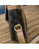 CELINE Vintage Macadam Monogram Crossbody Bag