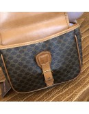 CELINE Vintage Macadam Monogram Crossbody Bag