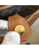 CELINE Vintage Macadam Monogram Crossbody Bag