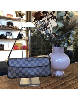 LOUIS VUITTON Damier Ebene Rocoleta Armpit Shoulder Bag - GHW (Year 2003)