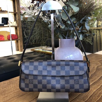 LOUIS VUITTON Damier Ebene Rocoleta Armpit Shoulder Bag - GHW (Year 2003)