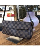 LOUIS VUITTON Damier Ebene Rocoleta Armpit Shoulder Bag - GHW (Year 2003)