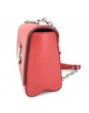 LOUIS VUITTON Twist MM Crossbody Bag in Red (Coquelicot) Epi Leather with extra Shoulder Strap - SHW