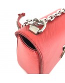 LOUIS VUITTON Twist MM Crossbody Bag in Red (Coquelicot) Epi Leather with extra Shoulder Strap - SHW