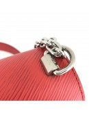 LOUIS VUITTON Twist MM Crossbody Bag in Red (Coquelicot) Epi Leather with extra Shoulder Strap - SHW