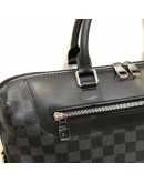 LOUIS VUITTON Damier Graphite Porte-Documents Jour Briefcase with Shoulder Strap – SHW