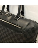 LOUIS VUITTON Damier Graphite Porte-Documents Jour Briefcase with Shoulder Strap – SHW