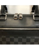 LOUIS VUITTON Damier Graphite Porte-Documents Jour Briefcase with Shoulder Strap – SHW