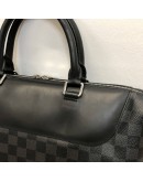 LOUIS VUITTON Damier Graphite Porte-Documents Jour Briefcase with Shoulder Strap – SHW