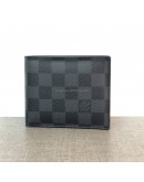 LOUIS VUITTON Damier Graphite Portefeuille Amerigo Short Wallet – SHW