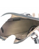 BURBERRY Nova Check Small Boston Handbag in Black Patent Leather