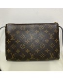 LOUIS VUITTON Monogram Black Twinset Pochette - GHW (Year 2015)