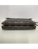 LOUIS VUITTON Monogram Black Twinset Pochette - GHW (Year 2015)