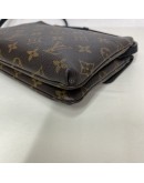 LOUIS VUITTON Monogram Black Twinset Pochette - GHW (Year 2015)