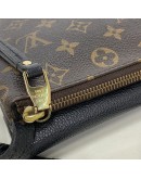LOUIS VUITTON Monogram Black Twinset Pochette - GHW (Year 2015)