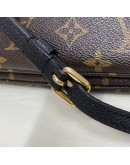 LOUIS VUITTON Monogram Black Twinset Pochette - GHW (Year 2015)