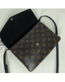 LOUIS VUITTON Monogram Black Twinset Pochette - GHW (Year 2015)