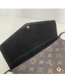 LOUIS VUITTON Monogram Black Twinset Pochette - GHW (Year 2015)
