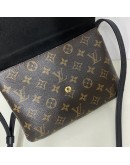 LOUIS VUITTON Monogram Black Twinset Pochette - GHW (Year 2015)
