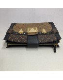 LOUIS VUITTON Reverse Monogram Trunk Clutch on Chain with Shoulder Chian – GHW (Microchip)