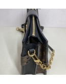 LOUIS VUITTON Reverse Monogram Trunk Clutch on Chain with Shoulder Chian – GHW (Microchip)