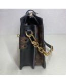 LOUIS VUITTON Reverse Monogram Trunk Clutch on Chain with Shoulder Chian – GHW (Microchip)