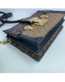 LOUIS VUITTON Reverse Monogram Trunk Clutch on Chain with Shoulder Chian – GHW (Microchip)