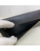 PRADA Bifold Long Wallet in Black Saffiano Leather – GHW