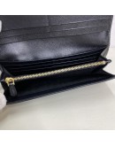 PRADA Bifold Long Wallet in Black Saffiano Leather – GHW