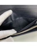 PRADA Bifold Long Wallet in Black Saffiano Leather – GHW