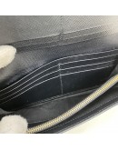 PRADA Bifold Long Wallet in Black Saffiano Leather – GHW