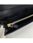 PRADA Bifold Long Wallet in Black Saffiano Leather – GHW