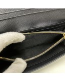PRADA Bifold Long Wallet in Black Saffiano Leather – GHW