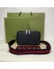 GUCCI Black GG Supreme Crossbody Bag with Web Shoulder Strap – SHW