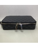 GUCCI Black GG Supreme Crossbody Bag with Web Shoulder Strap – SHW