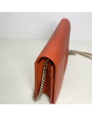 GUCCI Soho Wallet on Chain (WOC) in Orange Calfskin – GHW