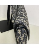 CHRISTIAN DIOR Blue Oblique Saddle Belt Bag – SHW (Receipt Year 2024)