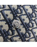 CHRISTIAN DIOR Blue Oblique Saddle Belt Bag – SHW (Receipt Year 2024)