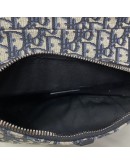 CHRISTIAN DIOR Blue Oblique Saddle Belt Bag – SHW (Receipt Year 2024)